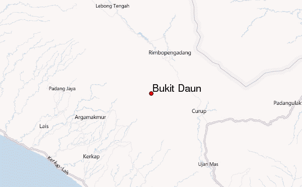 Bukit Daun Location Map