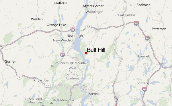 Bull Hill Location Map