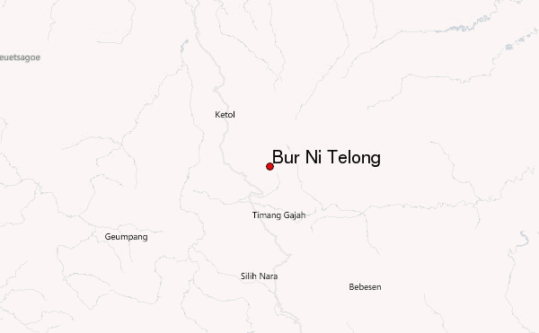 Bur Ni Telong Location Map