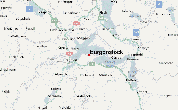 Bürgenstock Location Map