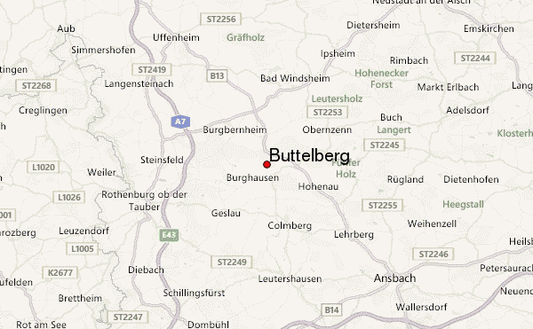Büttelberg Location Map