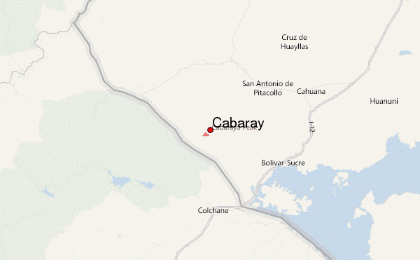 Cabaray Location Map