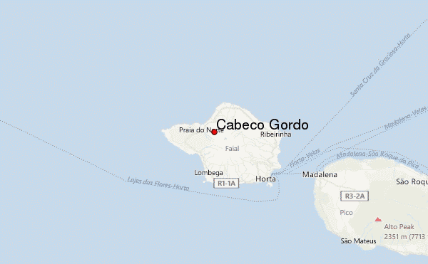 Cabeço Gordo Location Map