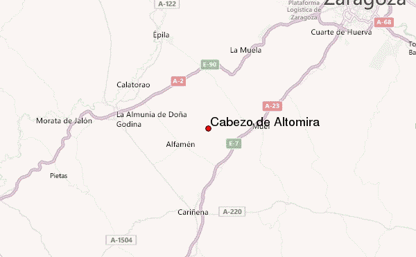 Cabezo de Altomira Location Map