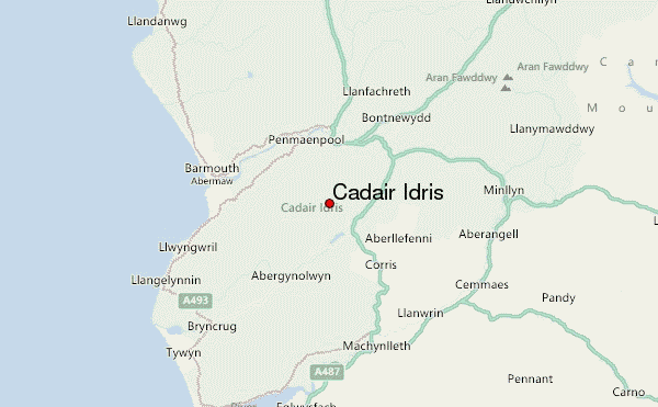 Cadair Idris Location Map