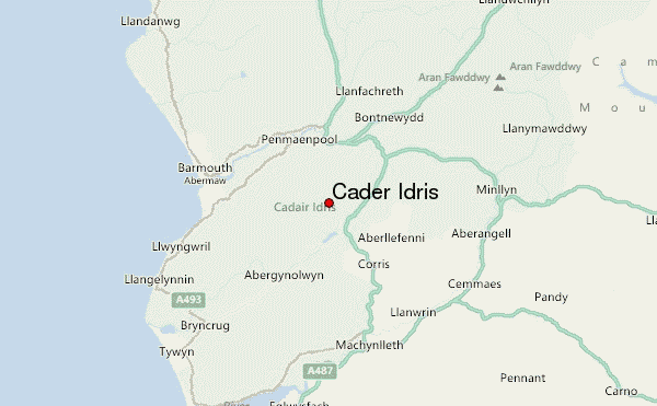 Cader Idris Location Map