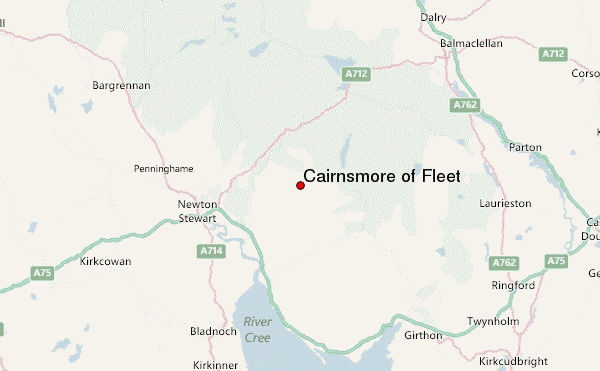 Cairnsmore of Fleet Location Map