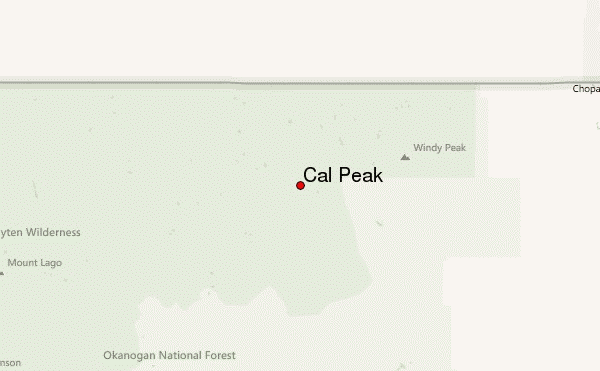 Cal Peak Location Map