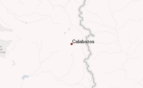 Calabozos Location Map