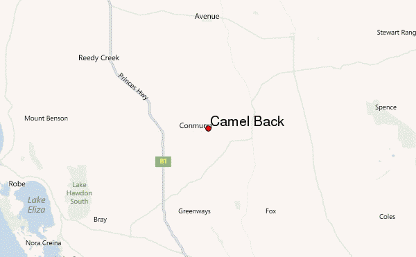 Camel Back Location Map