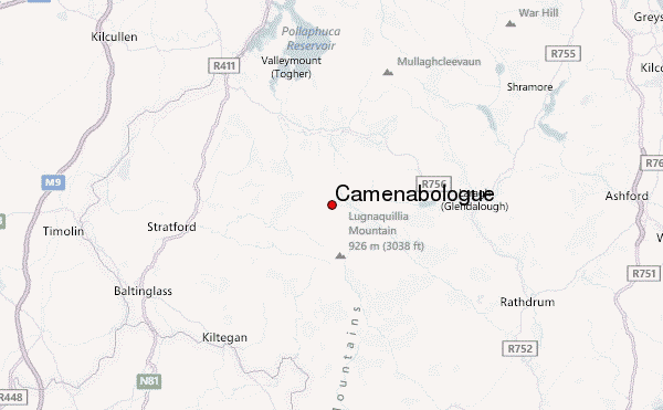 Camenabologue Location Map
