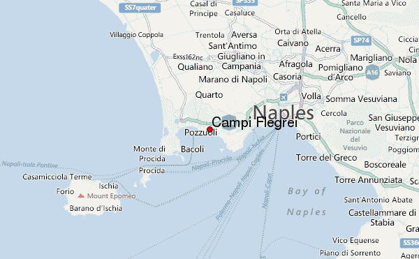 Campi Flegrei Location Map