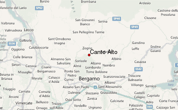 Canto Alto Location Map