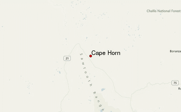 Cape Horn Location Map