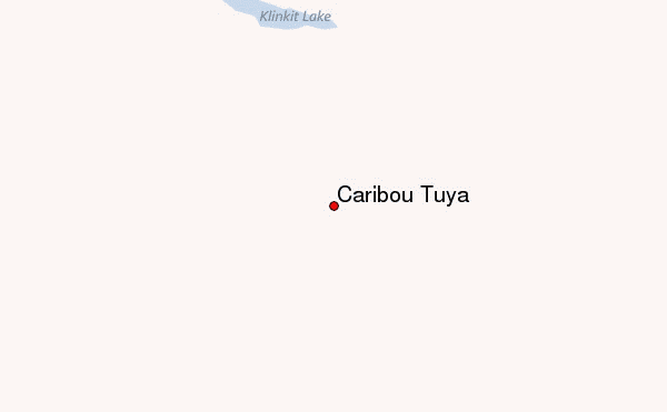 Caribou Tuya Location Map