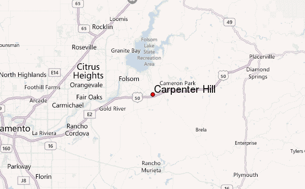 Carpenter Hill Location Map