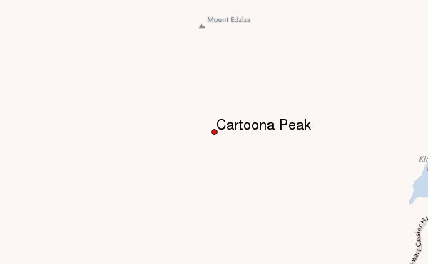 Cartoona Peak Location Map