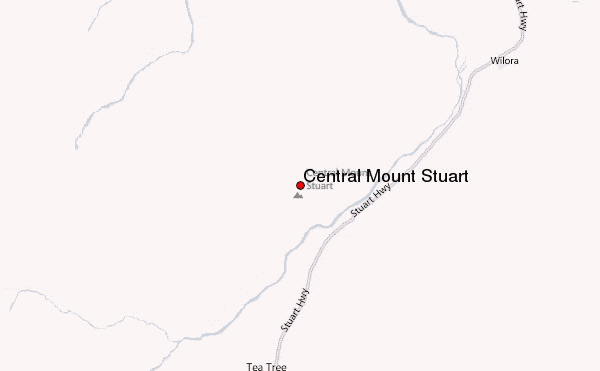 Central Mount Stuart Location Map