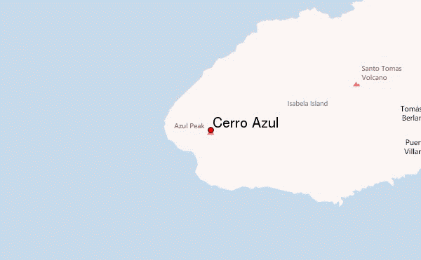 Cerro Azul Location Map