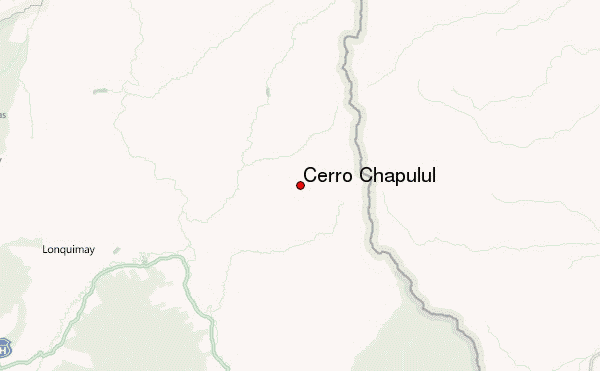 Cerro Chapulul Location Map