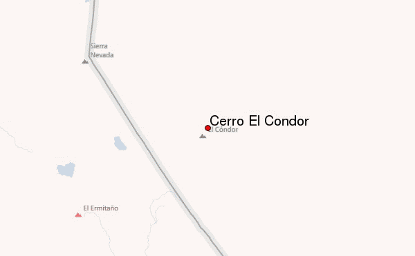 Cerro El Cóndor Location Map