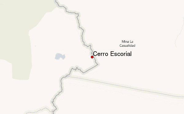 Cerro Escorial Location Map