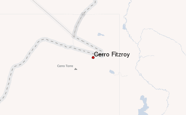 Cerro Fitzroy Location Map