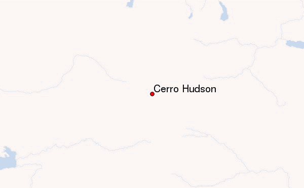 Cerro Hudson Location Map
