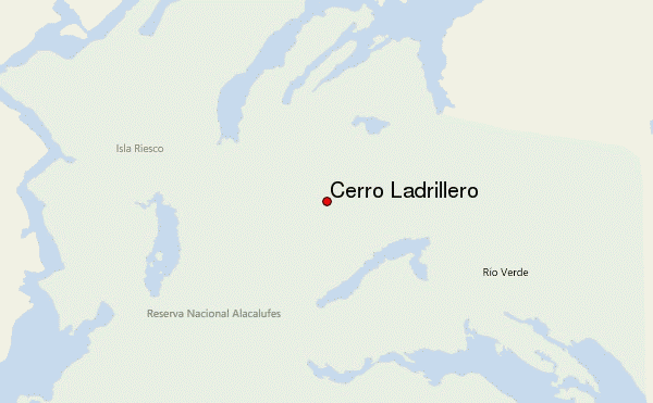 Cerro Ladrillero Location Map