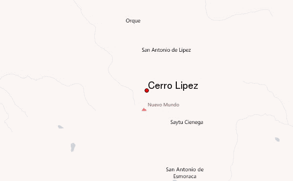 Cerro Lípez Location Map