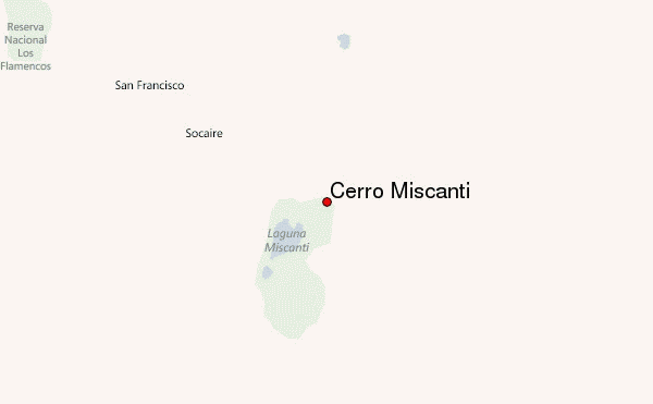 Cerro Miscanti Location Map