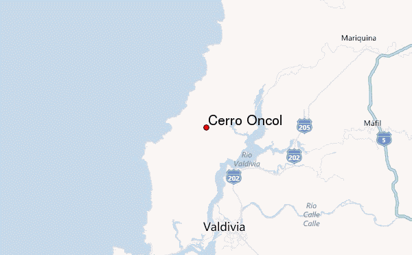 Cerro Oncol Location Map