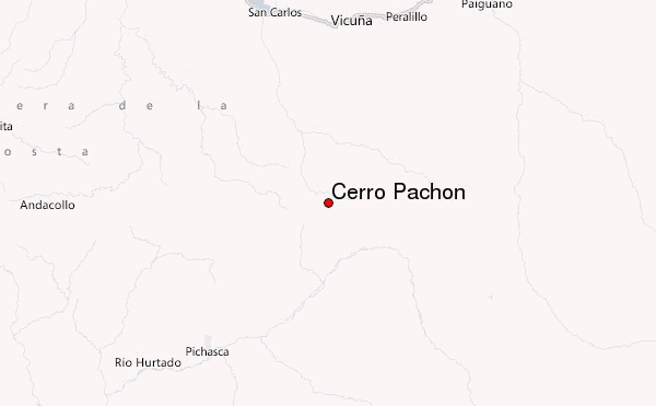Cerro Pachón Location Map