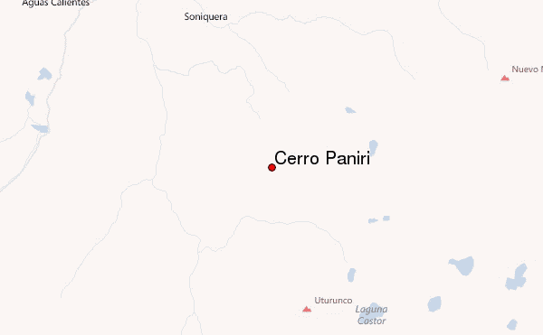 Cerro Paniri Location Map