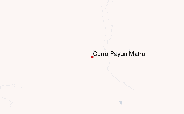 Cerro Payun Matru Location Map