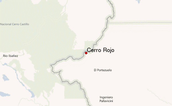 Cerro Rojo Location Map