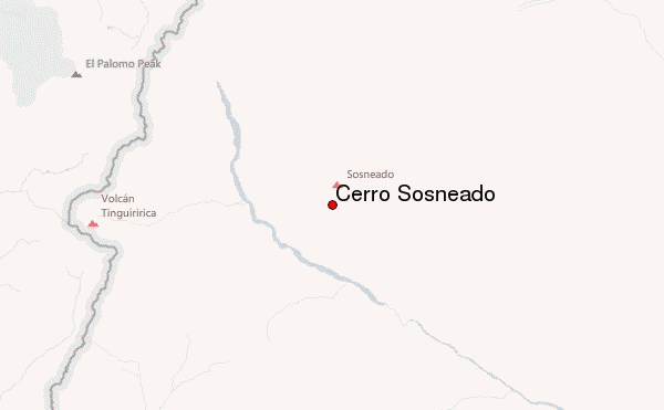 Cerro Sosneado Location Map