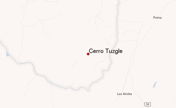 Cerro Tuzgle Location Map