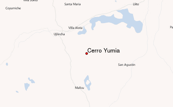 Cerro Yumia Location Map