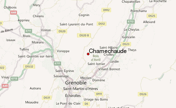 Chamechaude Location Map