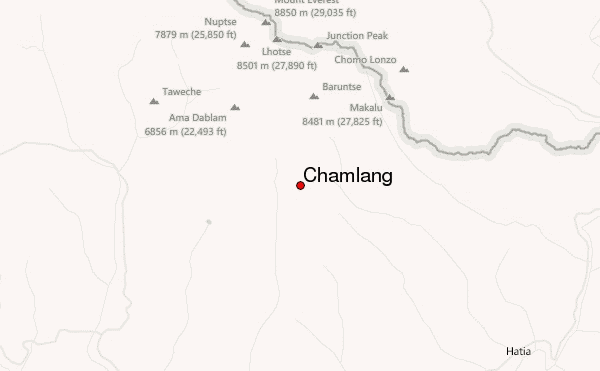 Chamlang Location Map