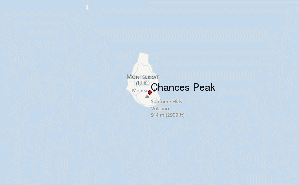 Chances Peak Location Map