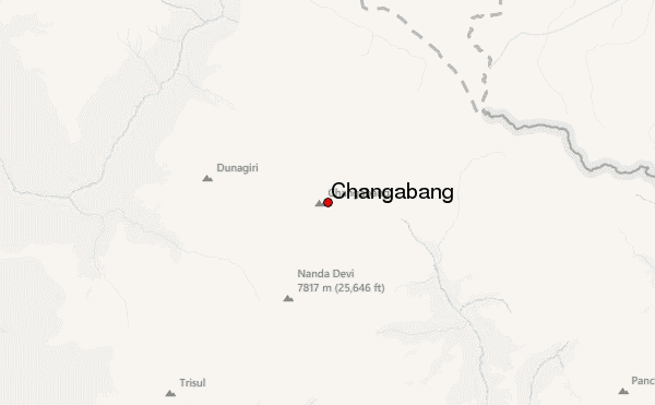 Changabang Location Map