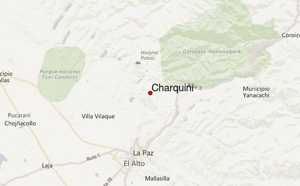 Charquini Location Map
