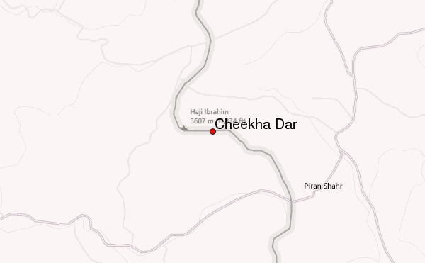 Cheekha Dar Location Map