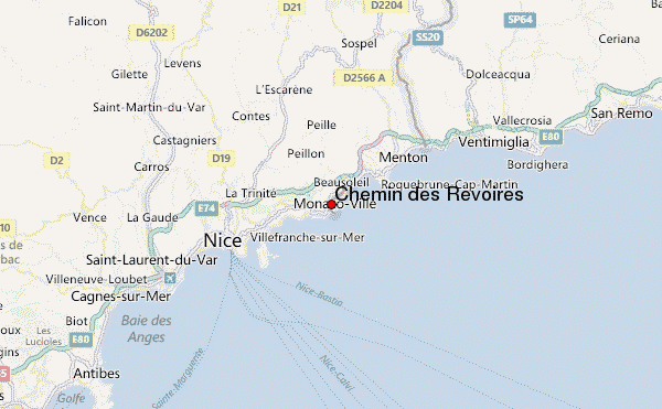 Chemin des Révoires Location Map