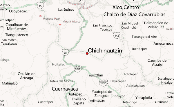 Chichinautzin Location Map