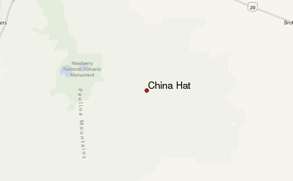 China Hat Location Map