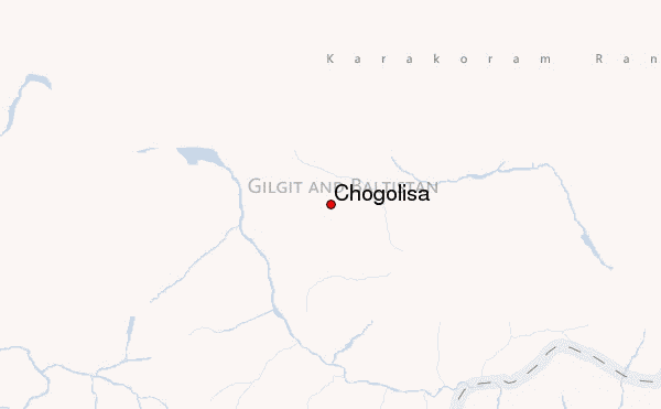 Chogolisa Location Map