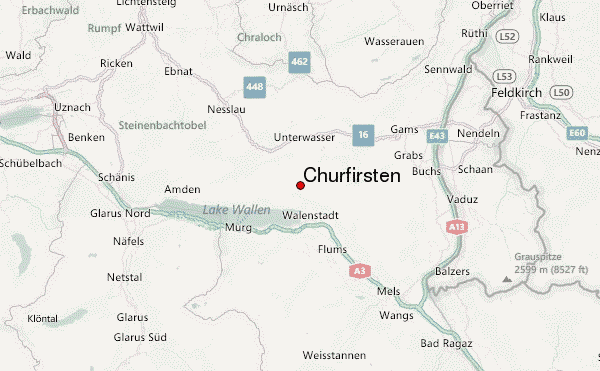 Churfirsten Location Map